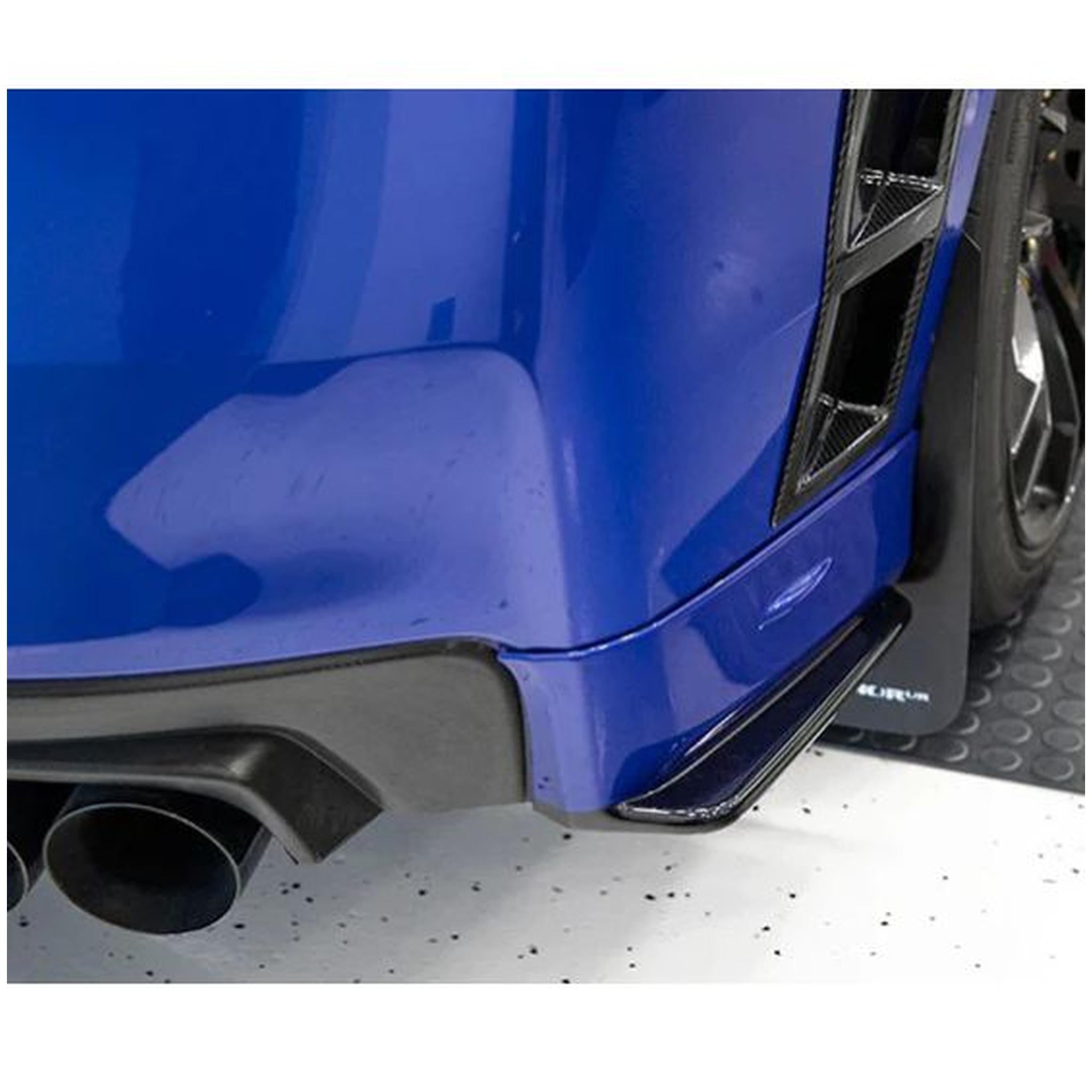OLM Paint Matched Gloss Black Rear Bumper Lip Lightning Red WRX / STI 2015-2021 | A.70191.1-C7P