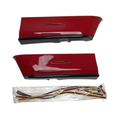 OLM Paint Matched Gloss Black Rear Bumper Lip Lightning Red WRX / STI 2015-2021 | A.70191.1-C7P
