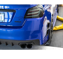 OLM Paint Matched Gloss Black Rear Bumper Lip Pure Red WRX / STI 2015-2021 | A.70191.1-M7Y