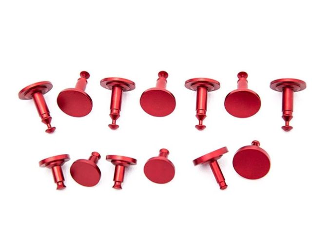 OLM Red Anodized Engine Bay Fastener Set WRX / STI 2015-2021 | A.70107.1