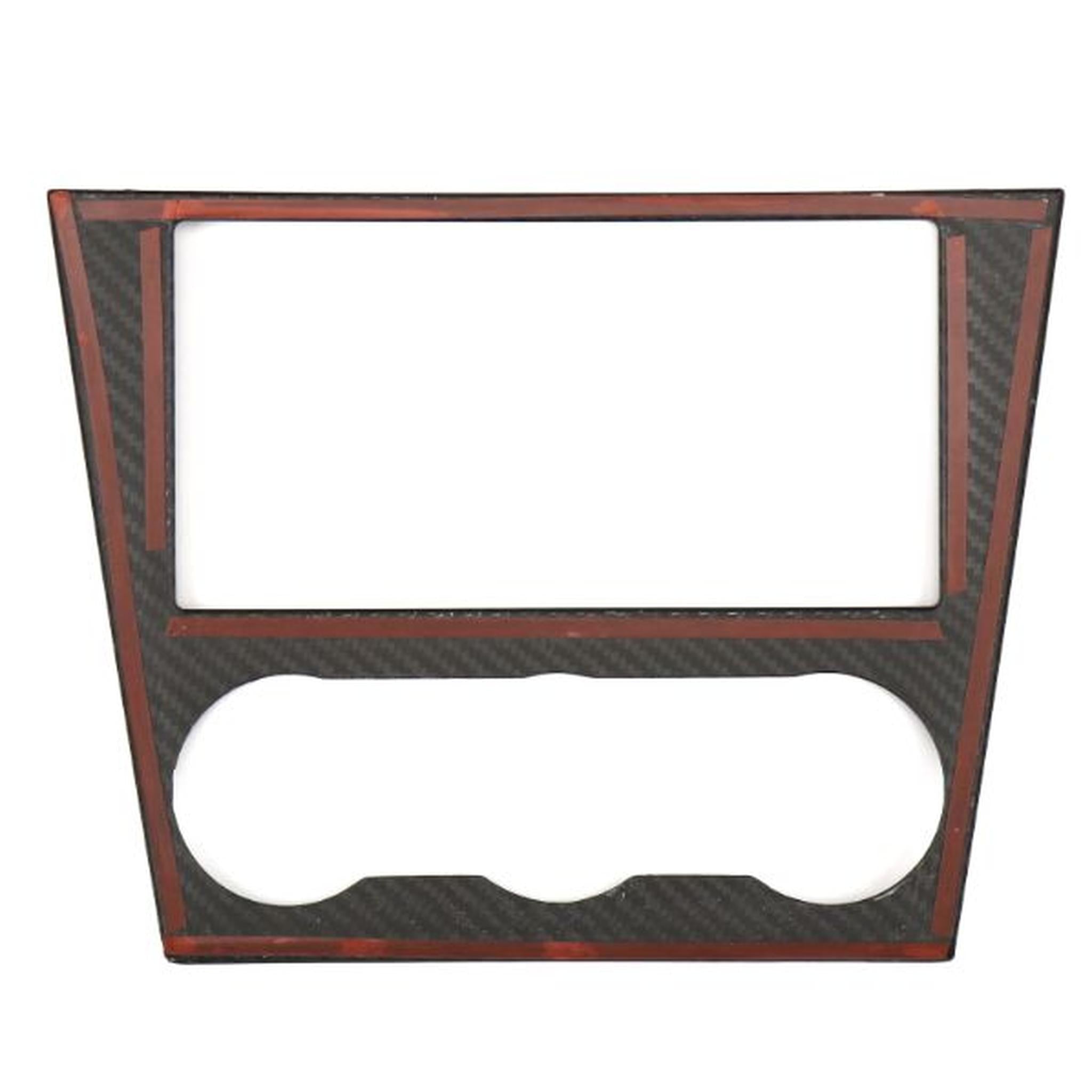 OLM S-Line Dry Carbon Fiber Radio and AC Control Cover WRX / STI 2015-2021 | DP1-WRX14-DCF
