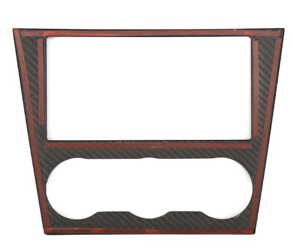 OLM S-Line Dry Carbon Fiber Radio and AC Control Cover WRX / STI 2015-2021 | DP1-WRX14-DCF