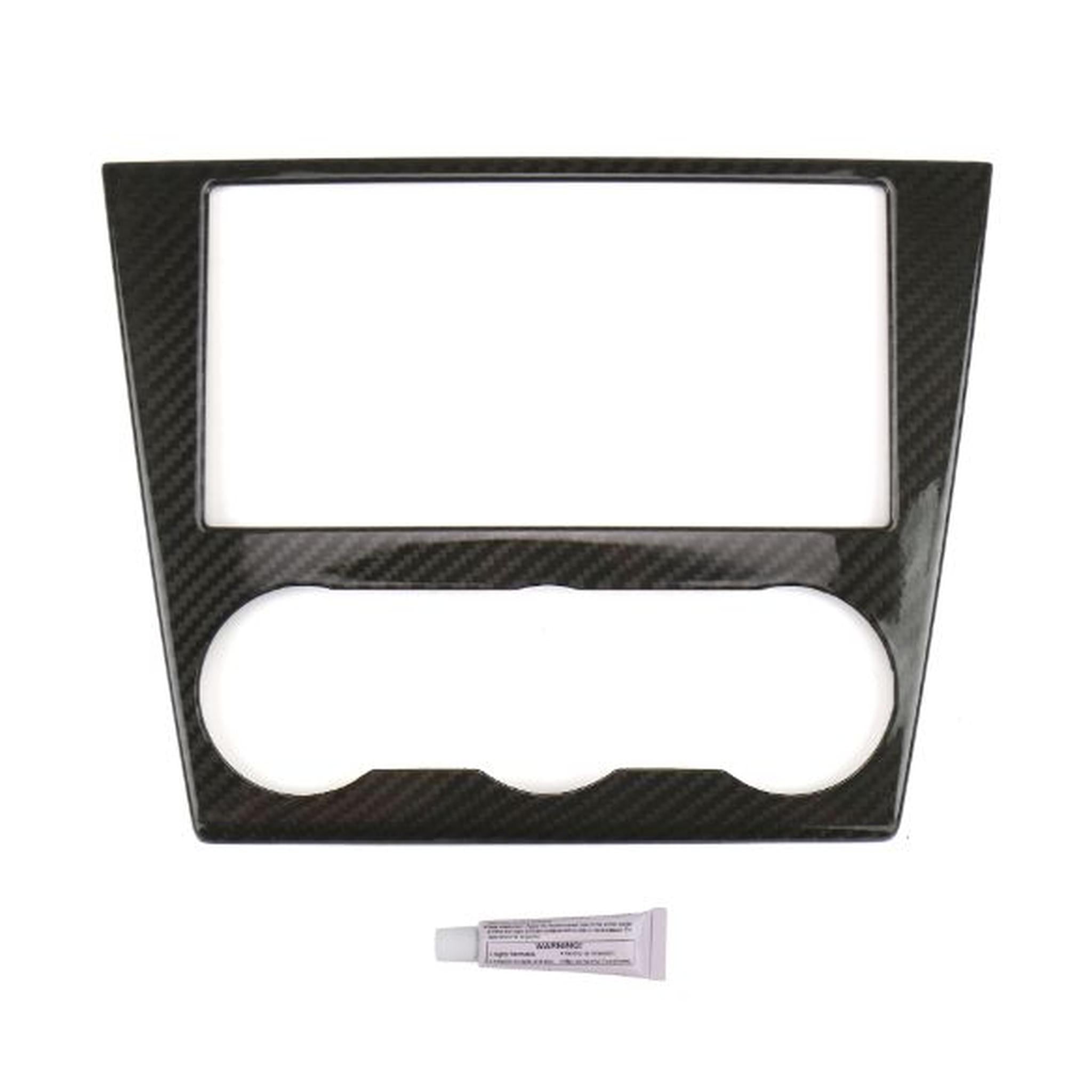 OLM S-Line Dry Carbon Fiber Radio and AC Control Cover WRX / STI 2015-2021 | DP1-WRX14-DCF