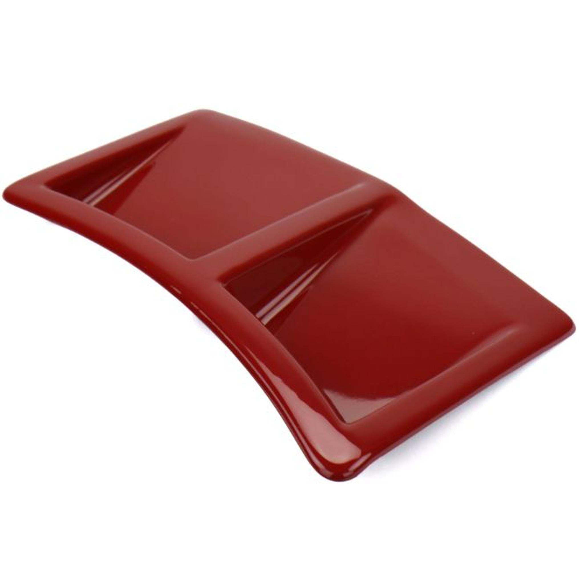 OLM S207 Style Paint Matched Rear Bumper Vent Inserts Lightning Red WRX / STI 2015-2021 | S207RVNT-C7P