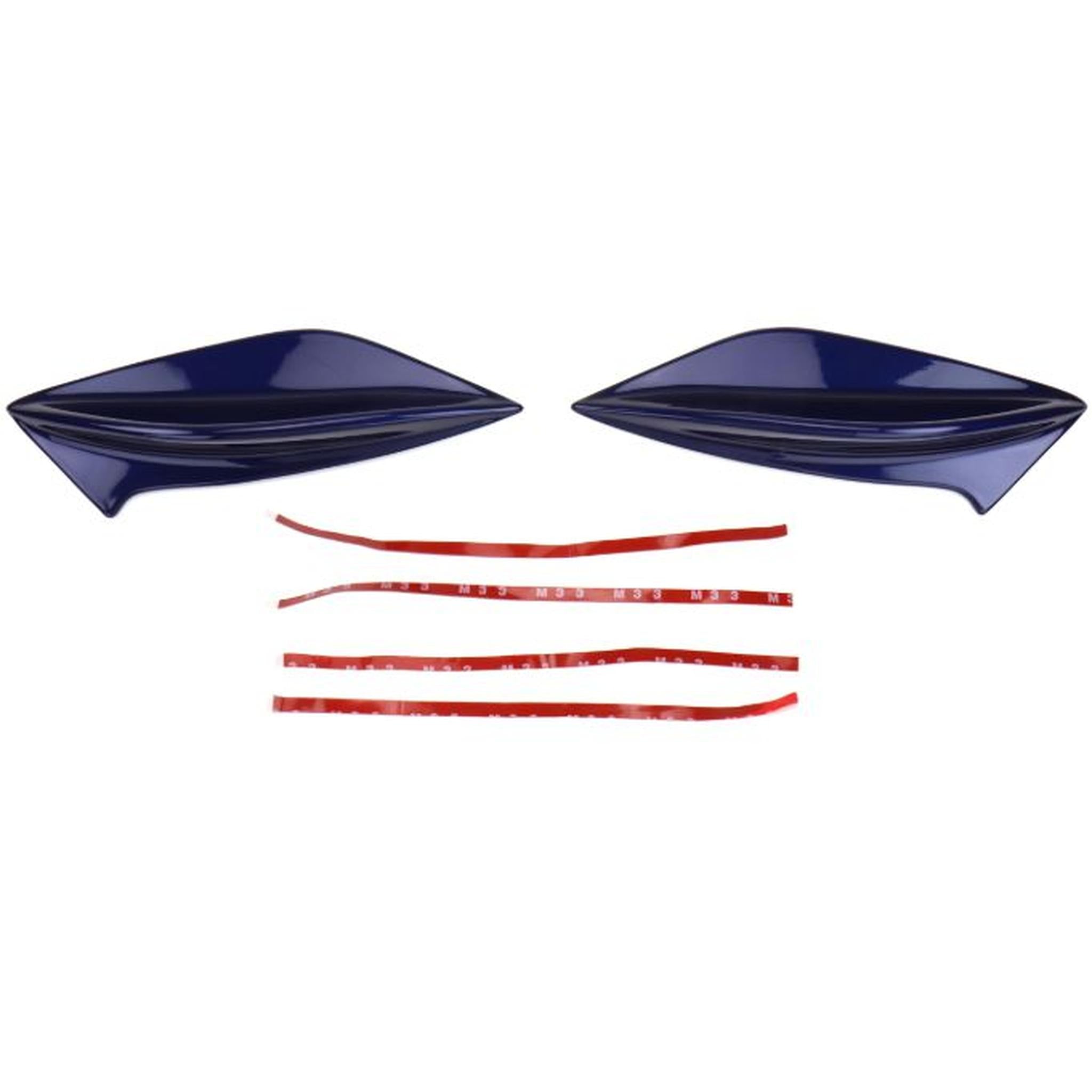 OLM STI Spoiler Side Fins Galaxy Blue Metallic WRX / STI 2015-2021 | 15STIFIN-E8H