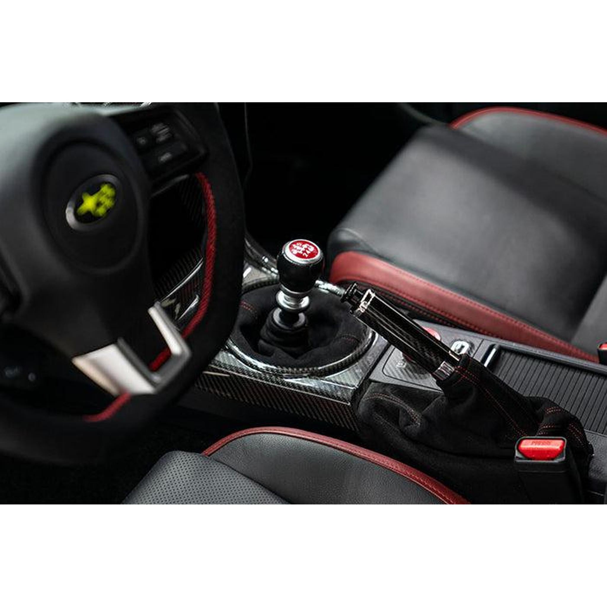OLM Signature Series Ebrake Handle Black Carbon w Chrome WRX / STI 2015-2021 | A.70217.1-CH