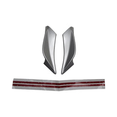 OLM TRD Painted Trunk Spoiler Sides D6S Silver Metallic 13-16 Scion FR-S / 13-20 Subaru BRZ / 17-20 Toyota 86 | 86TRD2-D6S