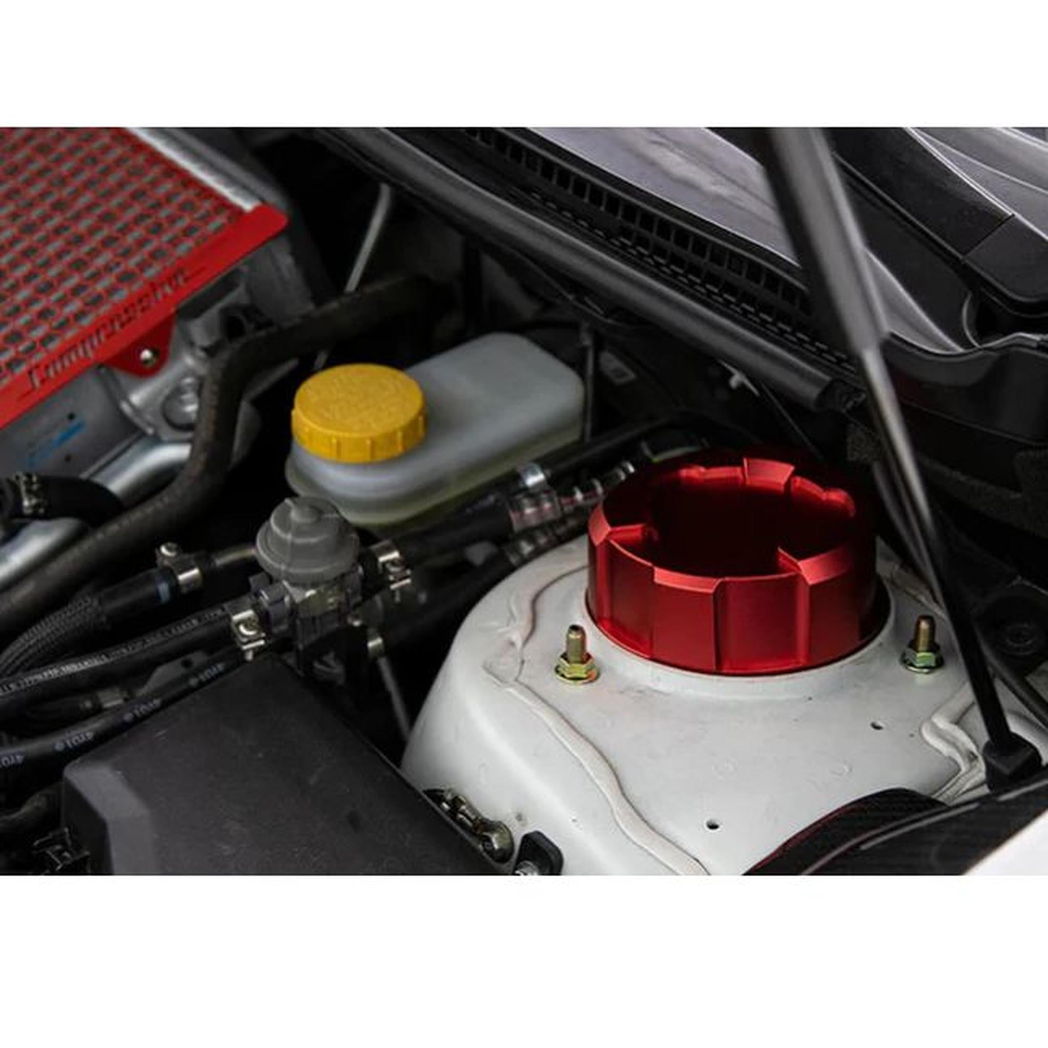OLM Upper Suspension Mount Cover Red WRX / STI 2015-2021 | A.70185.1-RD
