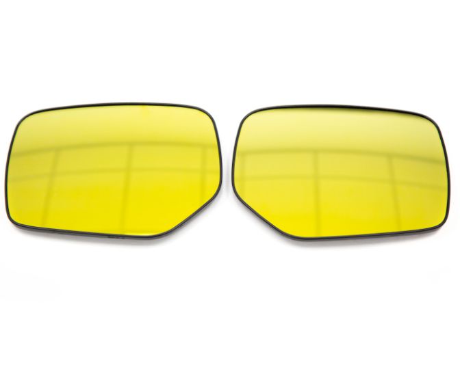 OLM Wide Angle Convex Mirrors with Defrosters and Turn Signals Golden WRX / STI 2015-2021 | MRL-WRX14-LPGH