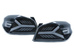 OLM Y-Spec LED Taillights (Clear Lens White Optic) - 2015-2021 WRX / STI | E.47004.1-CW