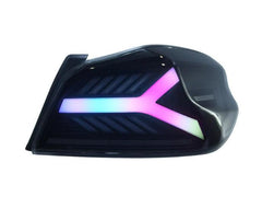 OLM Y-Spec LED Taillights (Smoke Lens White Optic w/RGB) - 2015-2021 WRX / STI | E.47004.1-RGB