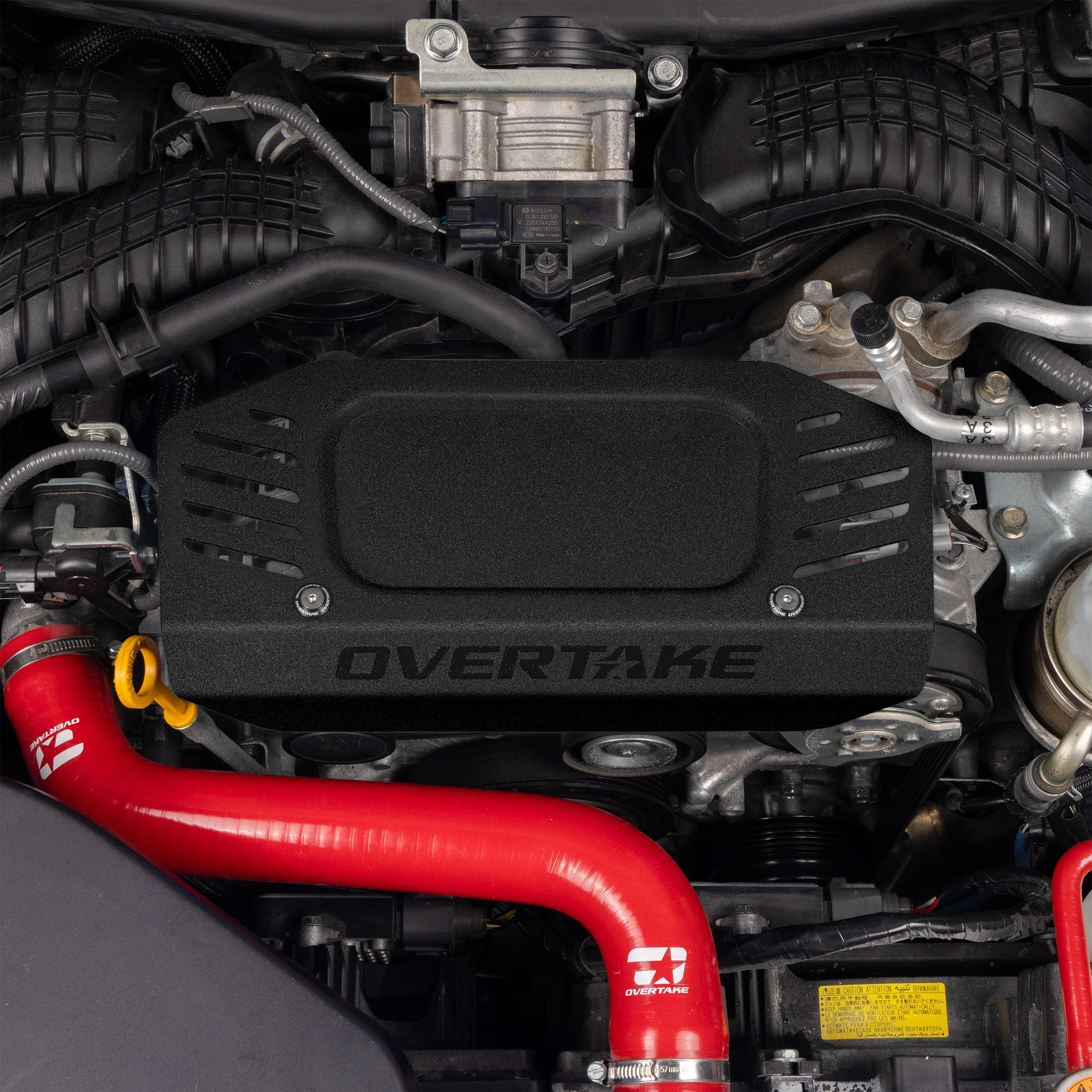 OVERTAKE Pulley Cover - Black - Subaru 2022-2027 WRX | A11137BLK