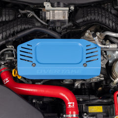 OVERTAKE Pulley Cover - OVERTAKE Blue - Subaru 2022-2027 WRX | A11137BLU