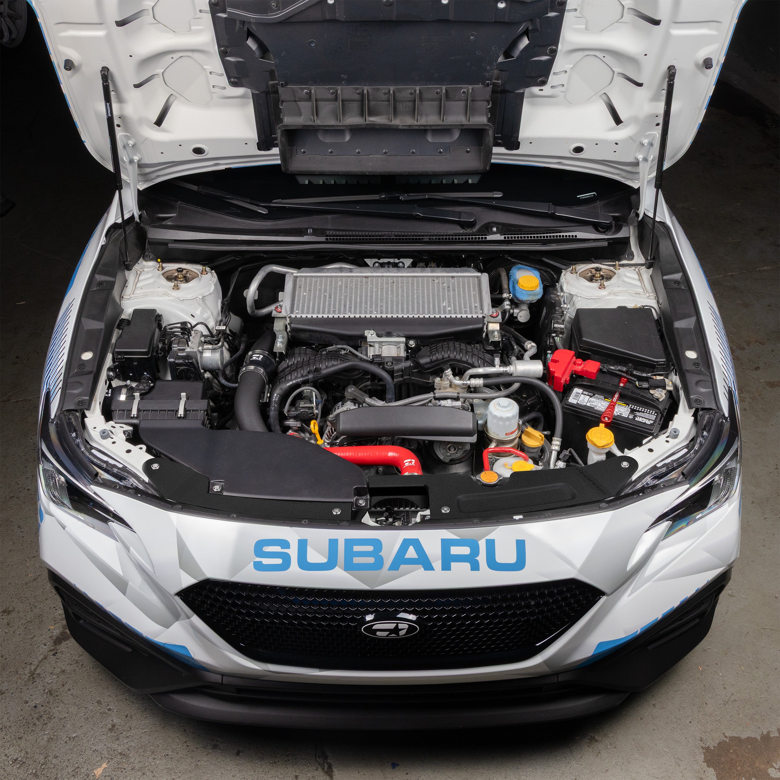 OVERTAKE Radiator Shroud - Black - Subaru 2022-2027 WRX | A11136BLK