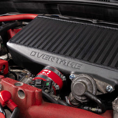 OVERTAKE Top Mount Intercooler Black Subaru 2002-2007 WRX / 2004-2021 STI / 2004-2008 Forester XT | A10382BLK