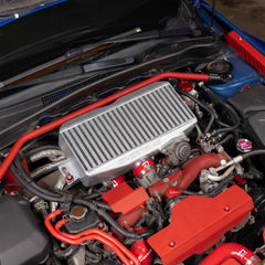 OVERTAKE Top Mount Intercooler Black Subaru 2002-2007 WRX / 2004-2021 STI / 2004-2008 Forester XT | A10382SLV