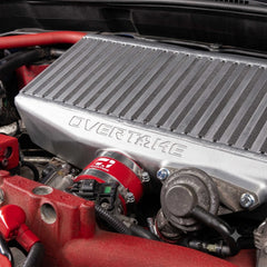 OVERTAKE Top Mount Intercooler Black Subaru 2002-2007 WRX / 2004-2021 STI / 2004-2008 Forester XT | A10382SLV