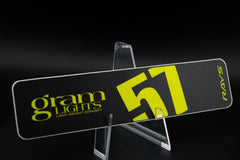 Overnight.Crew Rays Gram Lights 57DR/57CR Spoke Stickers (4 PCS) - Black/Acid