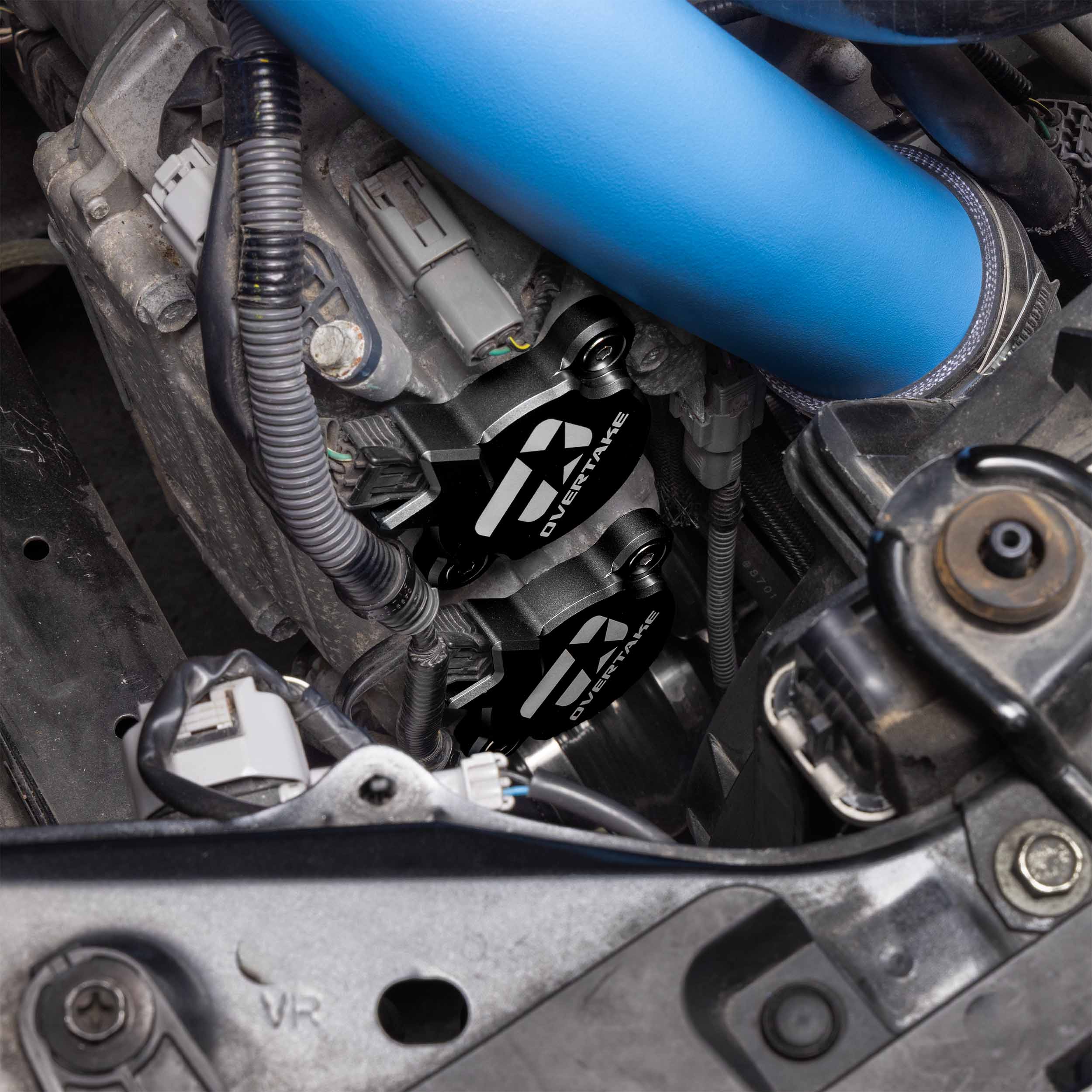 Overtake Cam Solenoid Covers Black Subaru WRX 15-26 / BRZ/FR-S/86 2013-2027 | A10910BLK