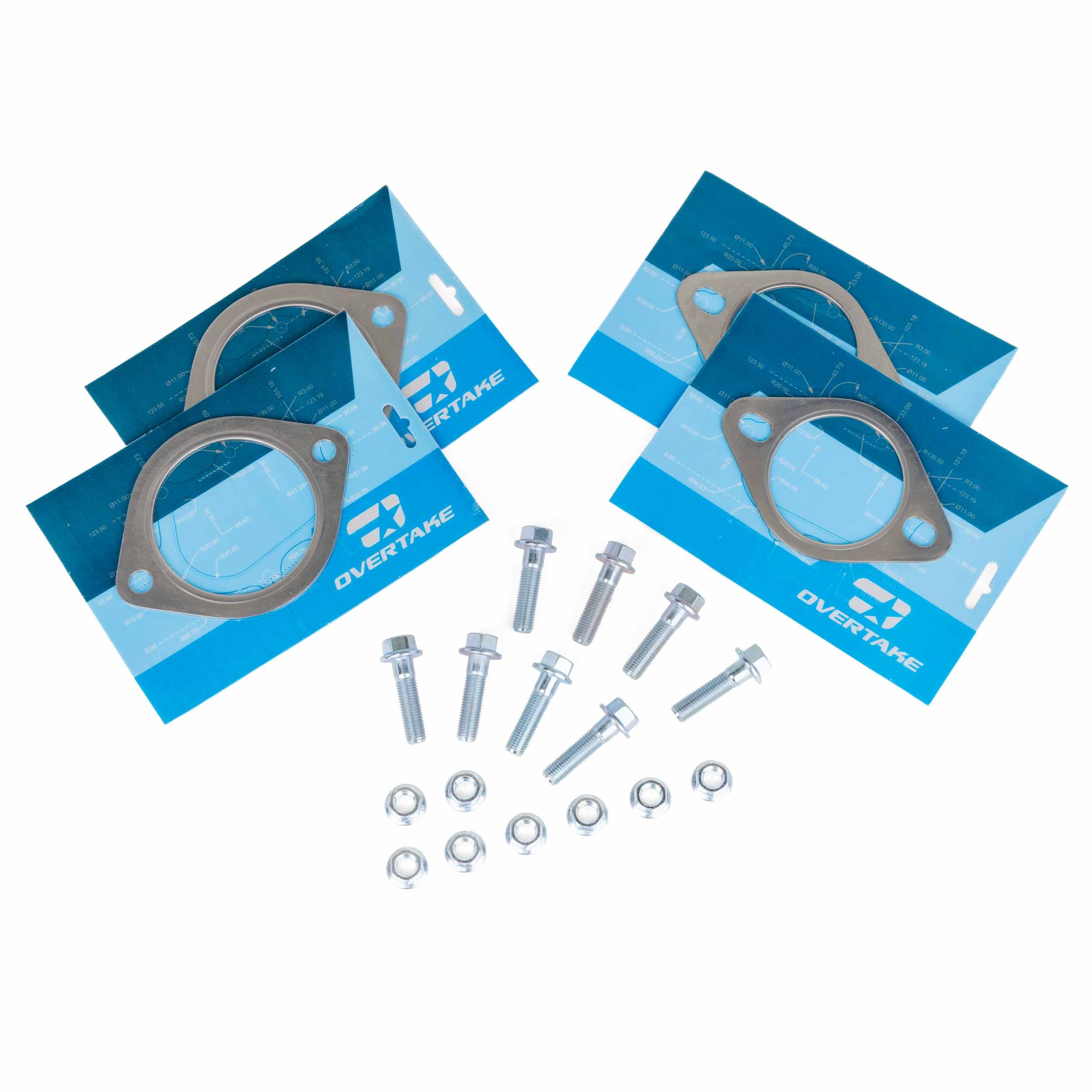 Overtake Catback Exhaust Hardware Refresh Kit Subaru WRX / STI Sedan 2008-2025 | A10451