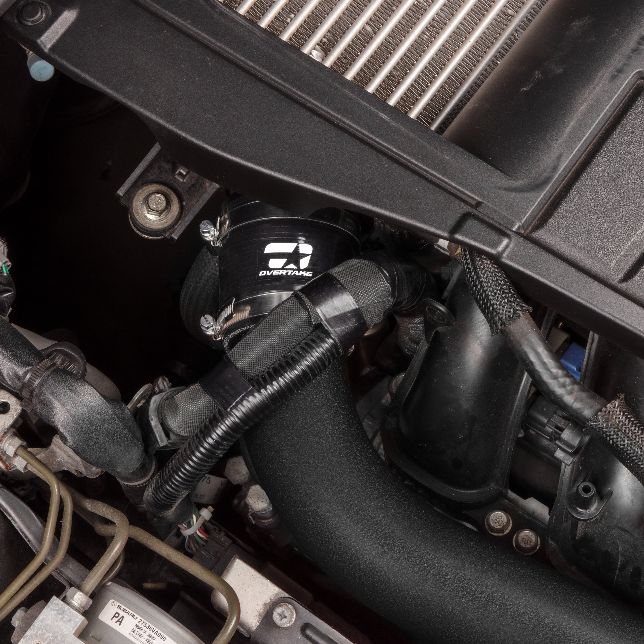 Overtake Charge Pipe Kit Black Subaru WRX 2015-2021 | A10423BLK
