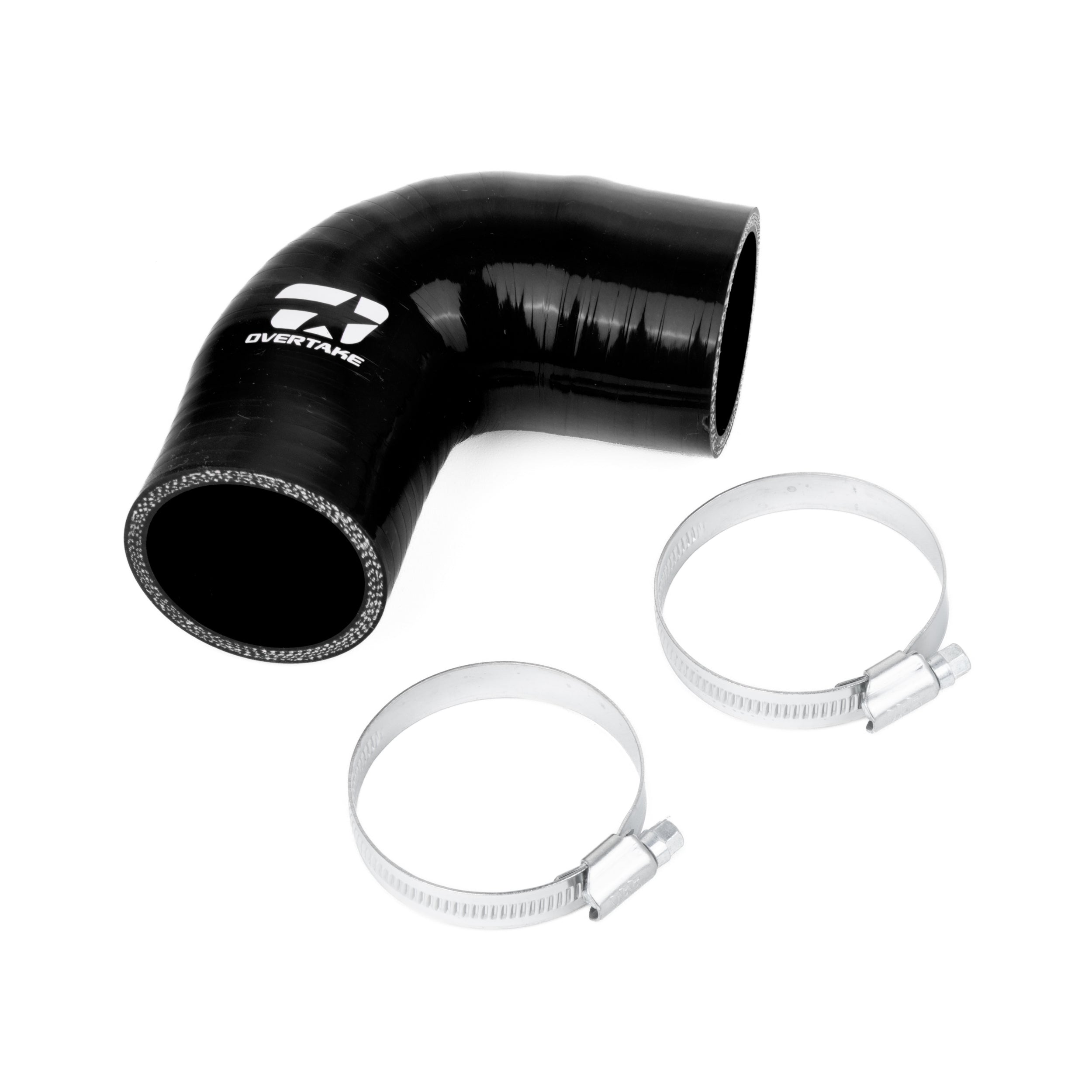 Overtake Intercooler Y-Pipe Hose Black Subaru 2004-2021 STI / 2002-2007 WRX / 2004-2008 Forester XT w/ STI Style TMIC | A10860BLK