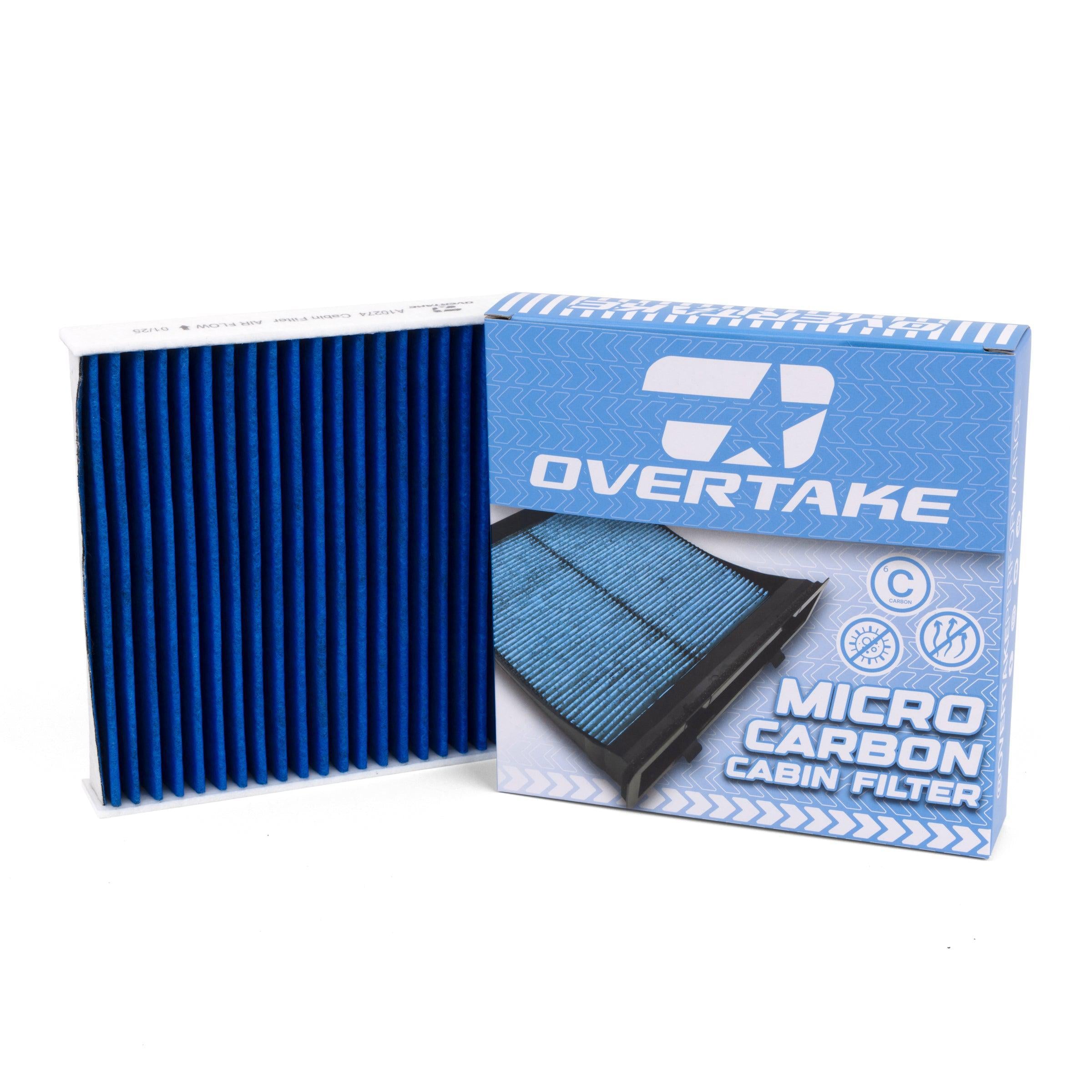 Overtake Micro Carbon Cabin Air Filter Subaru BRZ 13-26 / Toyota GT86 / GR86 17-26 / Scion FR-S 13-16 | A10274