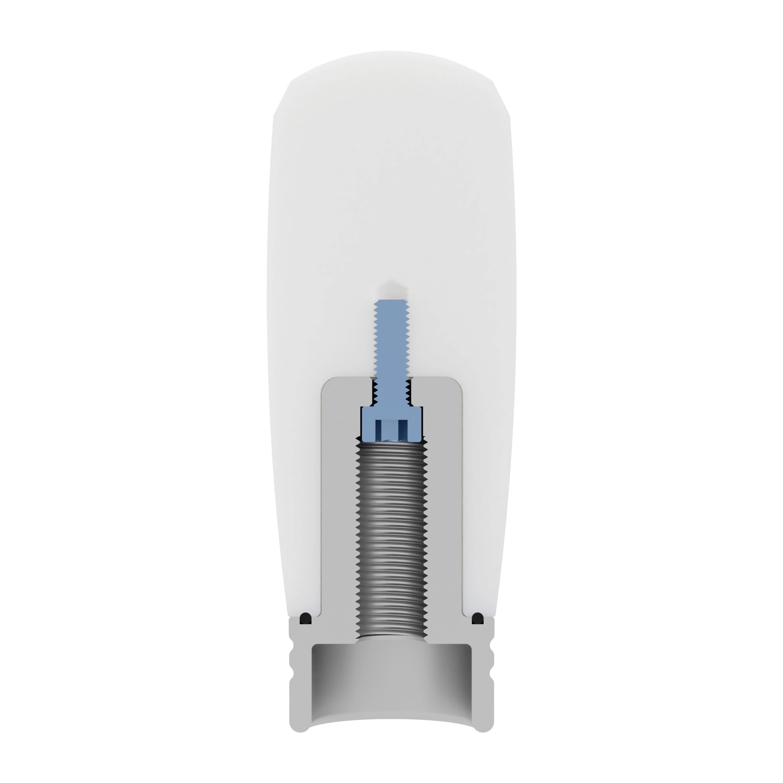 Overtake ModKnob Weighted Delrin Shift Knob Tall White MT Subaru | A10675WHT