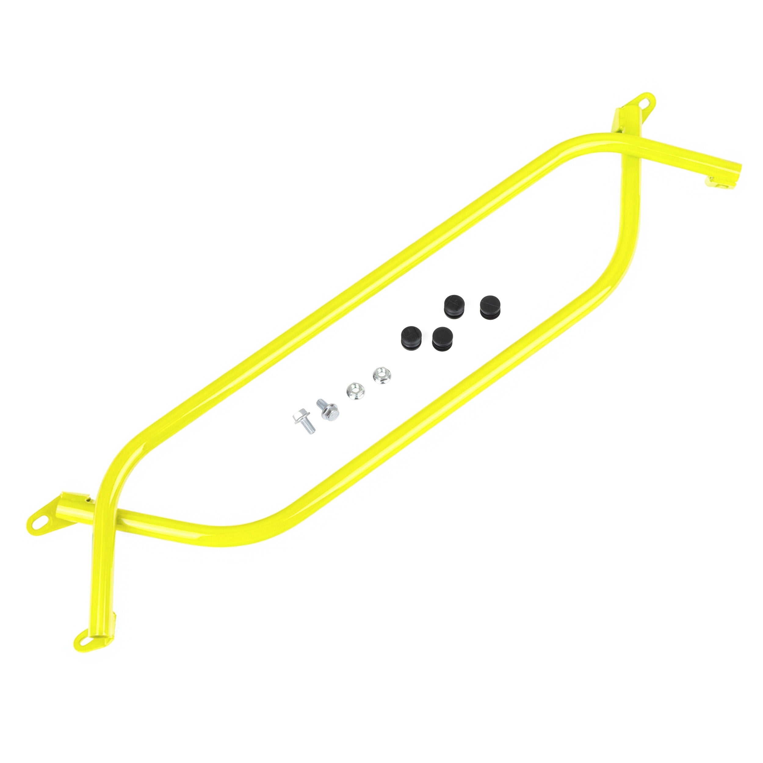 Overtake Radiator Brace Neon Yellow Subaru WRX 2022-2026 | A10887YLW