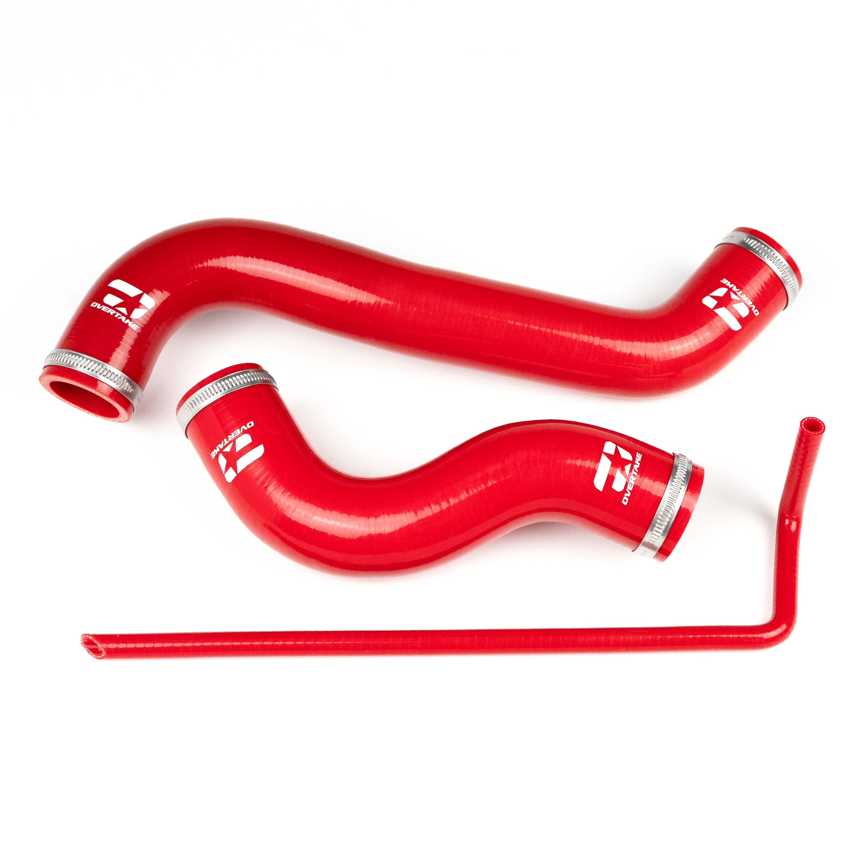 Overtake Radiator Hose Kit Red Subaru WRX 15-21 / Forester XT 14-18 | A10129RED