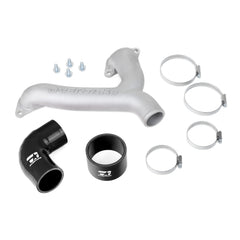 Overtake Top Mount Intercooler Y-Pipe Kit Black Subaru STI 2004-2021 | A10385BLK
