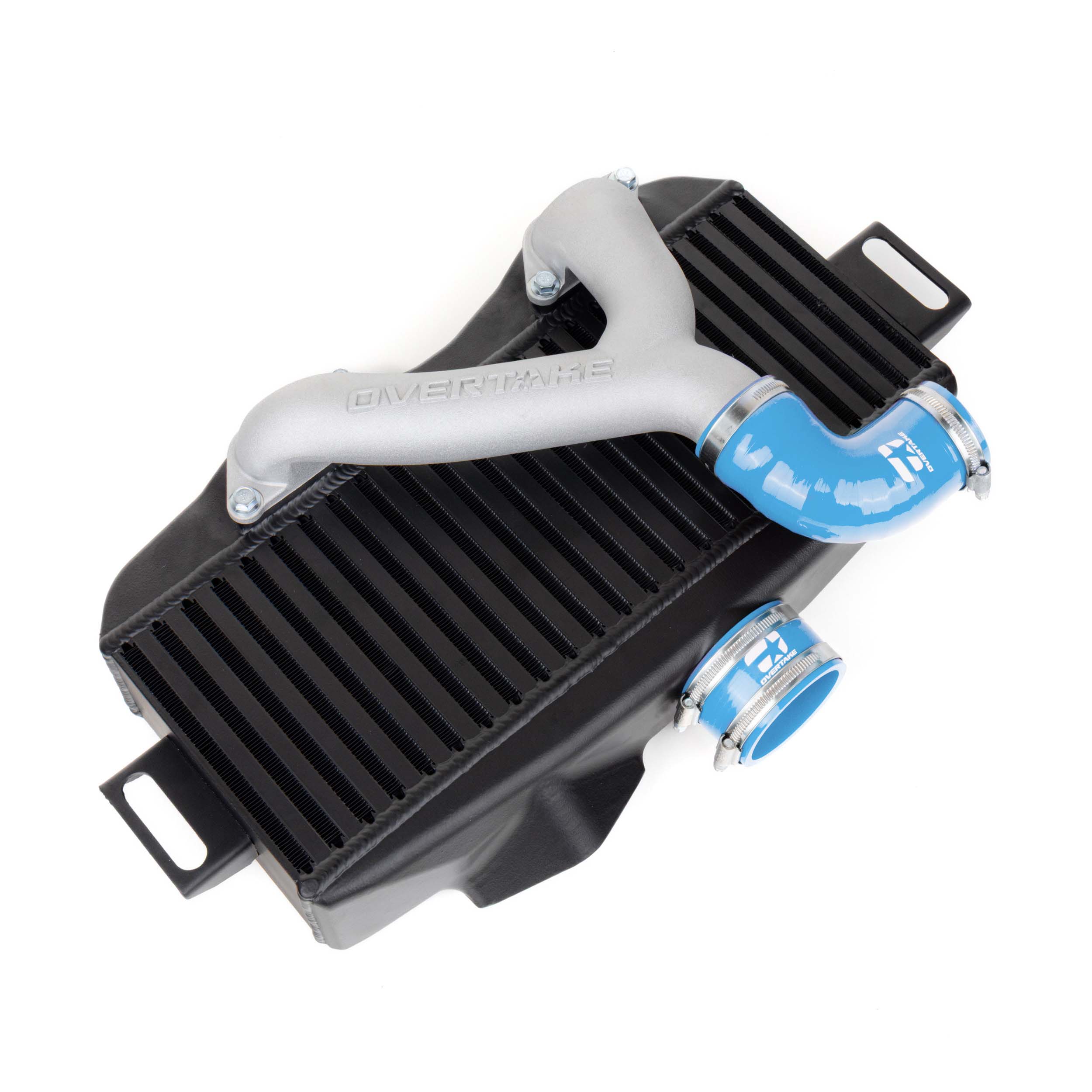 Overtake Top Mount Intercooler Y-Pipe Kit Blue Subaru STI 2004-2021 | A10385BLU