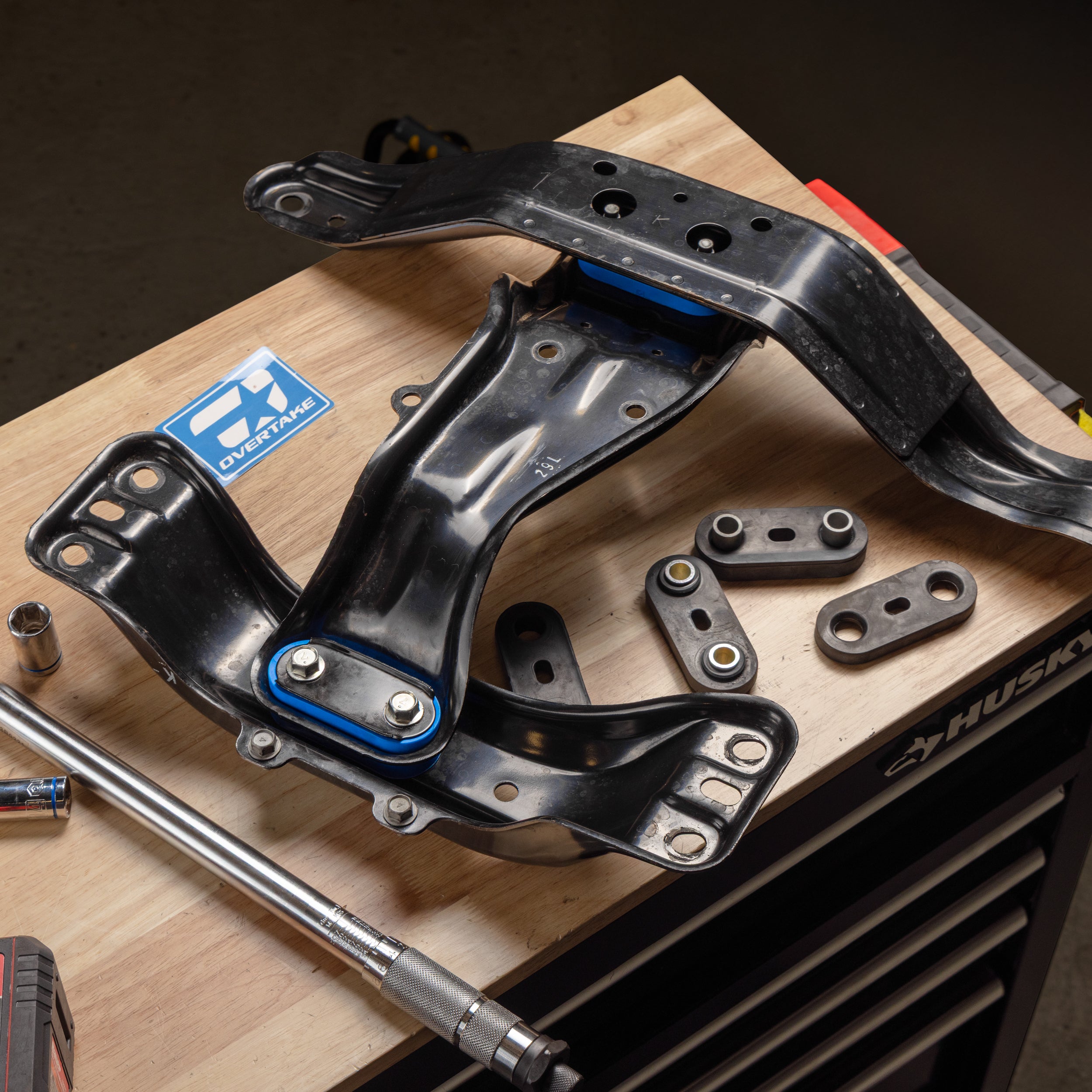 Overtake Transmission Crossmember Bushing Kit - Subaru 2008-2026 WRX / 2008-2021 STI | A10481