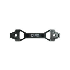 P2M Adjustabl Billet Aluminum Battery Bracket Gun Metal