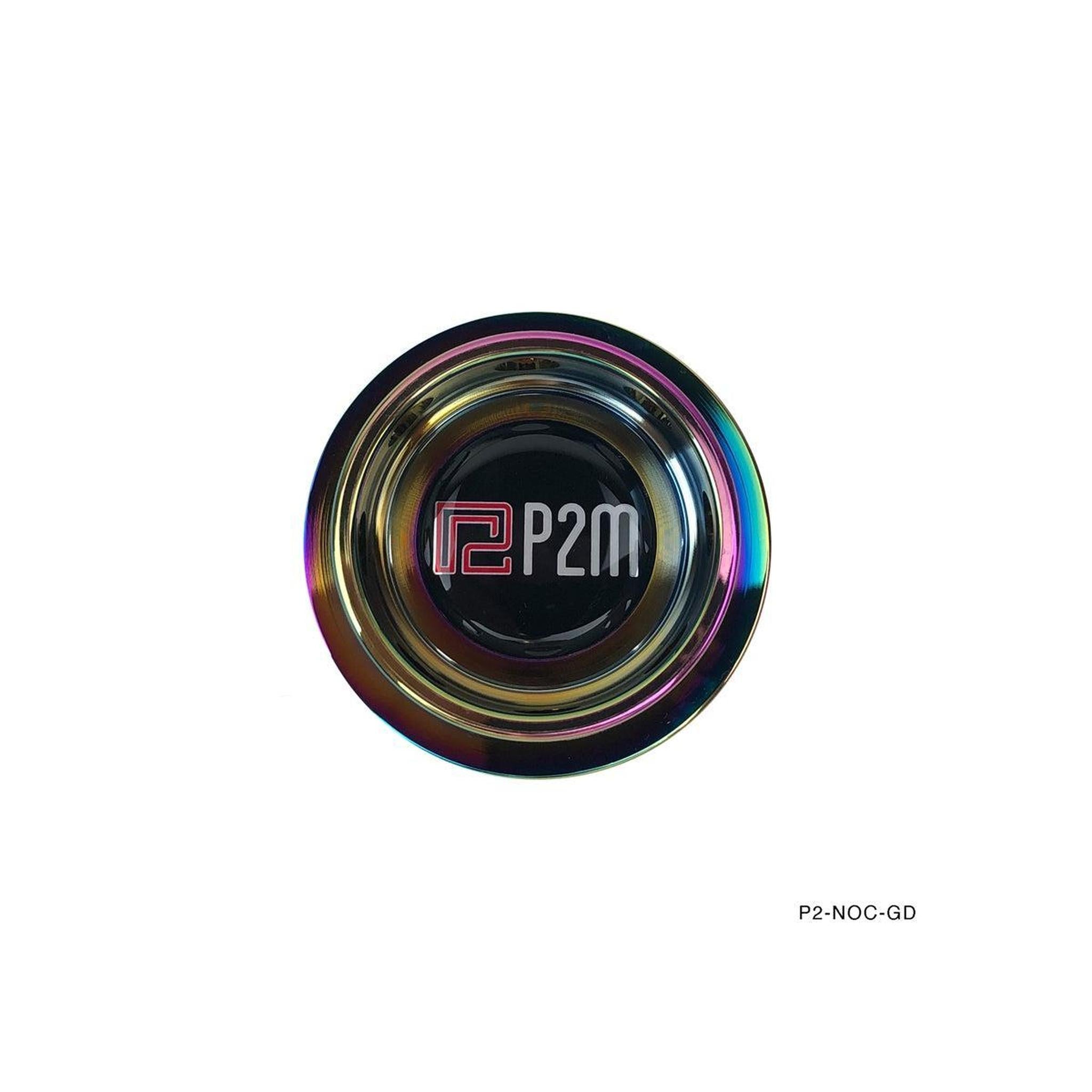 P2M Round Neo Chrome Oil Cap : Subaru