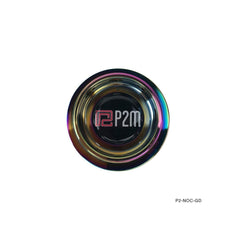 P2M Round Neo Chrome Oil Cap : Subaru