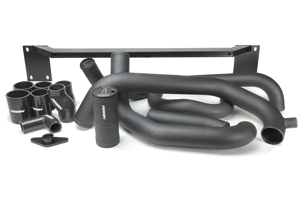 PERRIN Front Mount Intercooler Boost Tube Kit Black Subaru STI 2008-2014 | PSP-ITR-430-3BK