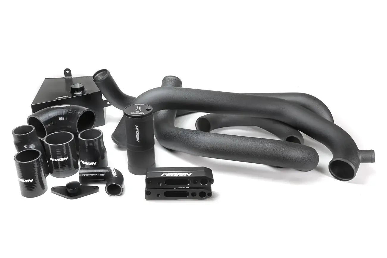 PERRIN Front Mount Intercooler Boost Tube Kit Black Subaru STI 2015-2021 | PSP-ITR-438-3BK
