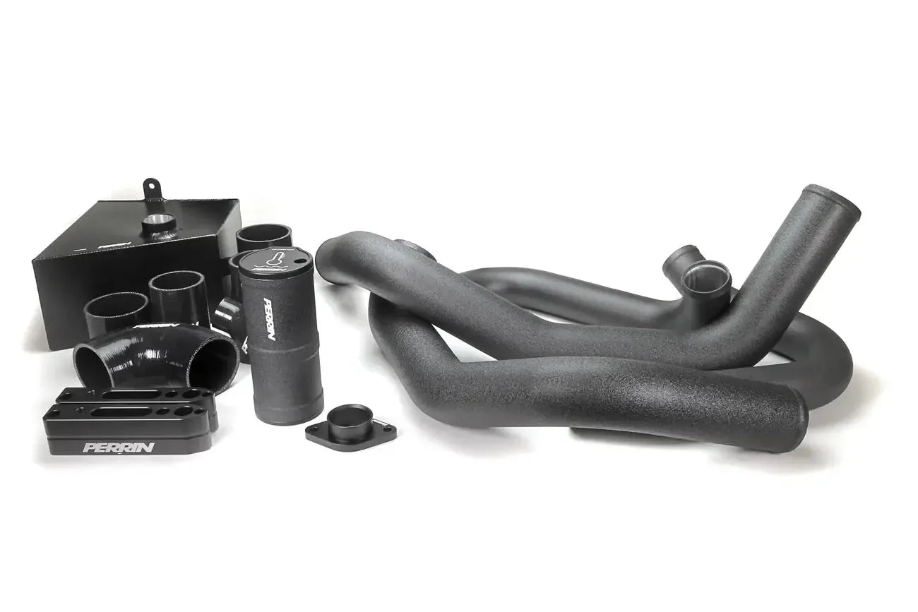 PERRIN Front Mount Intercooler Boost Tube Kit Black Subaru WRX 2015-2021 | PSP-ITR-437-3BK