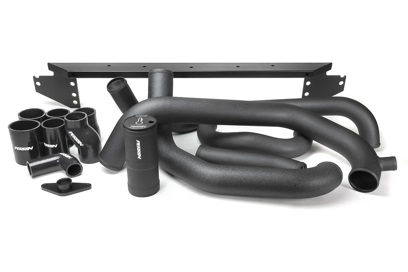 PERRIN Front Mount Intercooler Boost Tube Kit Black Subaru WRX / STI 2002-2007 | PSP-ITR-400-3BK
