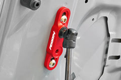 Perrin Performance High-Lift Hood Brackets Red Subaru WRX / STI 2015-2026 | PSP-BDY-011RD
