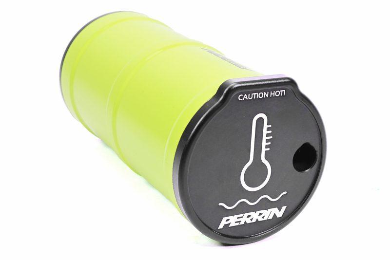 Perrin 13-26 Subaru BRZ / 04-21 Subaru STI / 02-25 Subaru WRX Coolant Overflow Tank - Neon Yellow | ASM-ENG-505NY