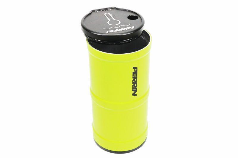 Perrin 13-26 Subaru BRZ / 04-21 Subaru STI / 02-25 Subaru WRX Coolant Overflow Tank - Neon Yellow | ASM-ENG-505NY