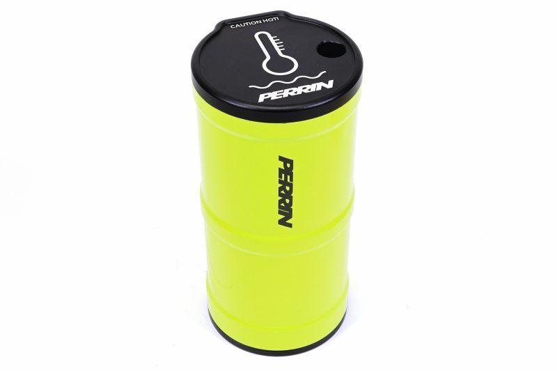 Perrin 13-26 Subaru BRZ / 04-21 Subaru STI / 02-25 Subaru WRX Coolant Overflow Tank - Neon Yellow | ASM-ENG-505NY