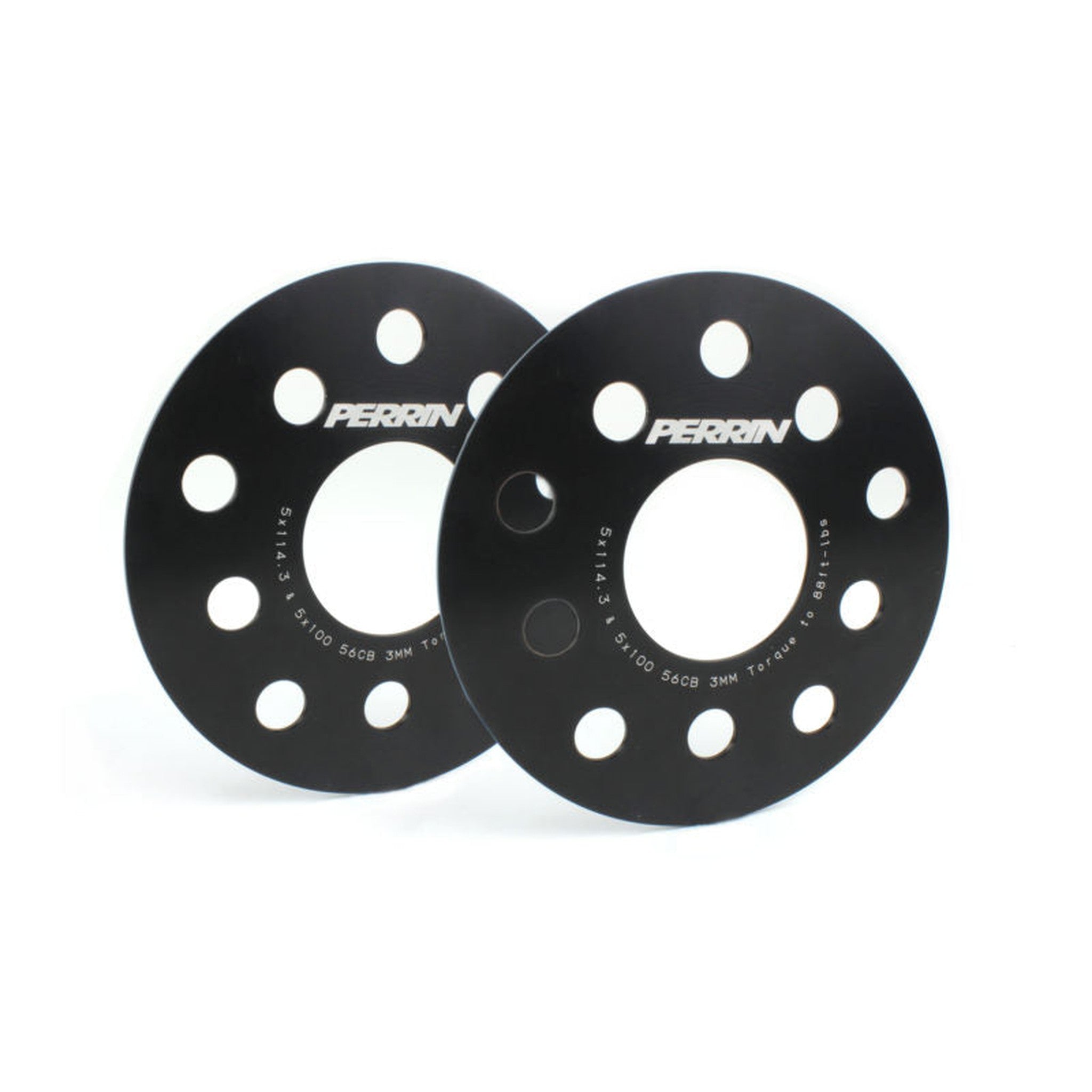 Perrin 3mm Wheel Spacers (One Pair) Subaru STI 04-21 / WRX 02-26 / BRZ 13-26 | PSP-WHL-103BK
