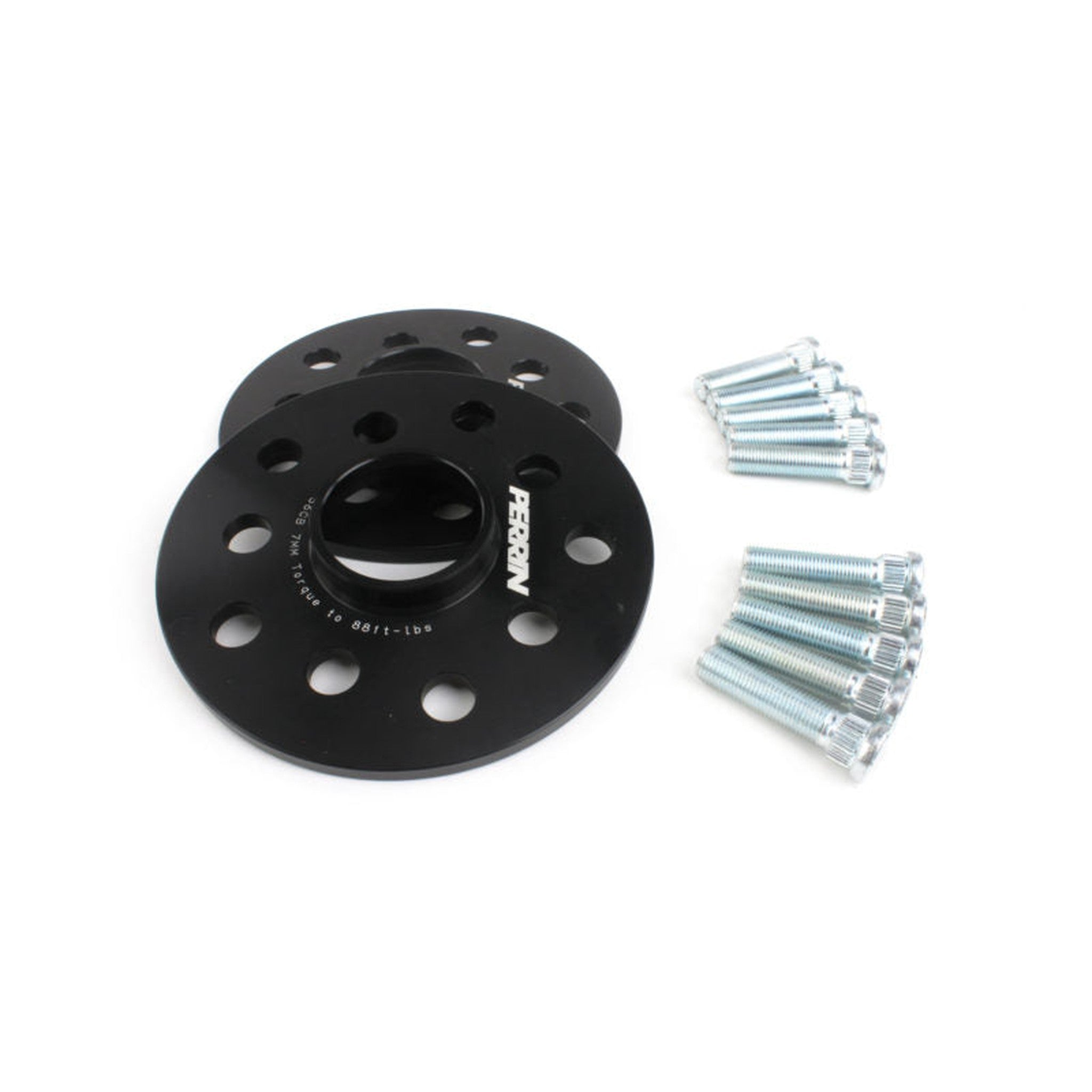 Perrin 7mm Wheel Spacers (One Pair) Subaru STI 04-21 / WRX 02-26 / BRZ 13-26 | PSP-WHL-107BK