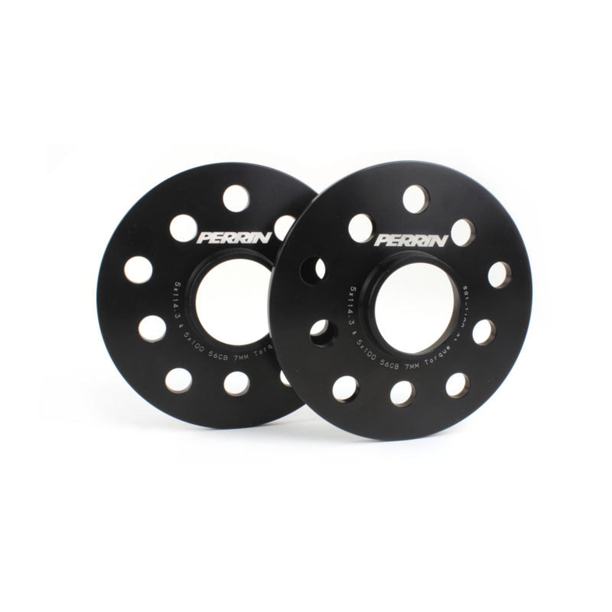 Perrin 7mm Wheel Spacers (One Pair) Subaru STI 04-21 / WRX 02-26 / BRZ 13-26 | PSP-WHL-107BK