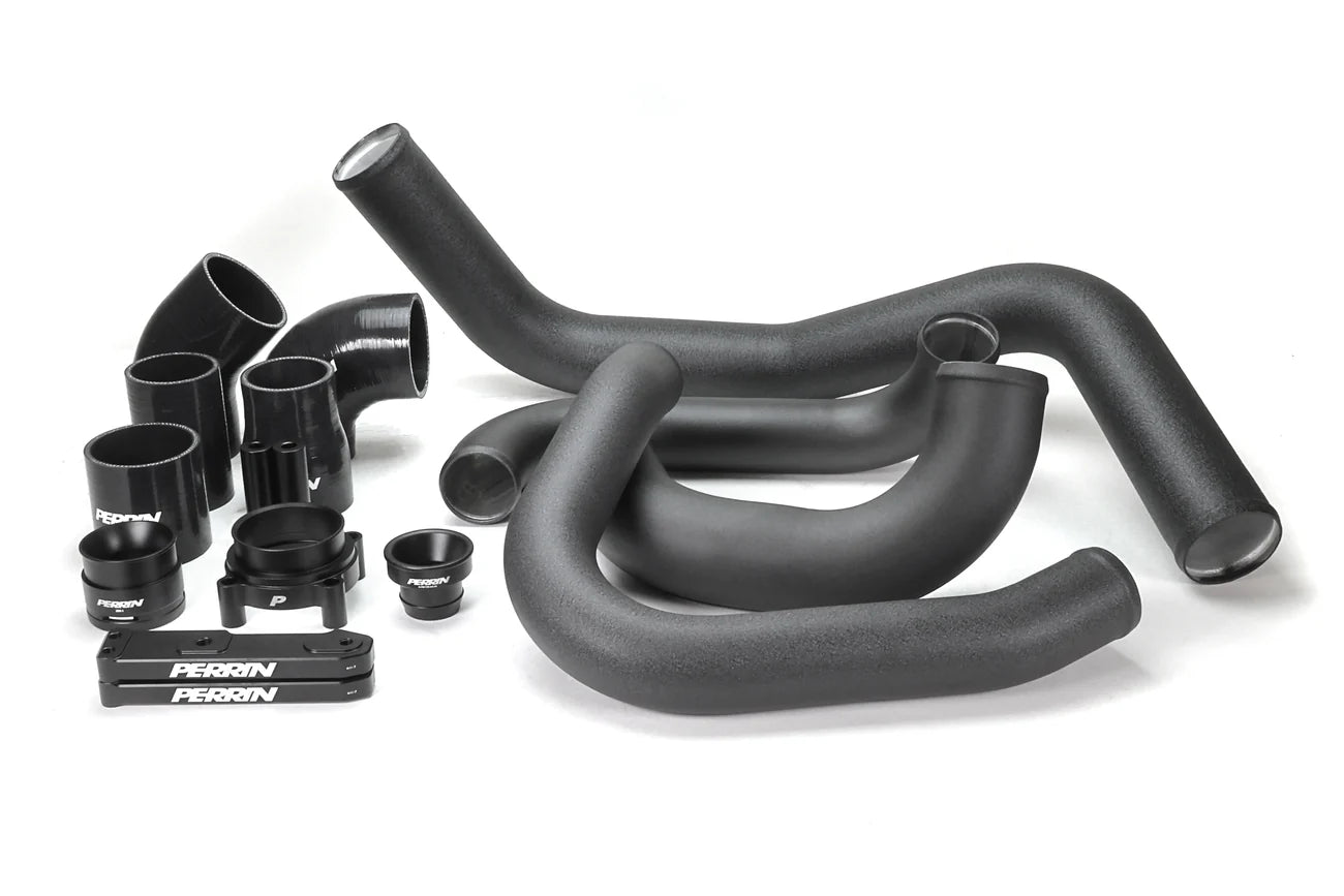 Perrin Front Mount Intercooler Boost Tube Kit Black Subaru WRX 2022-2026 | PSP-ITR-441-3BK