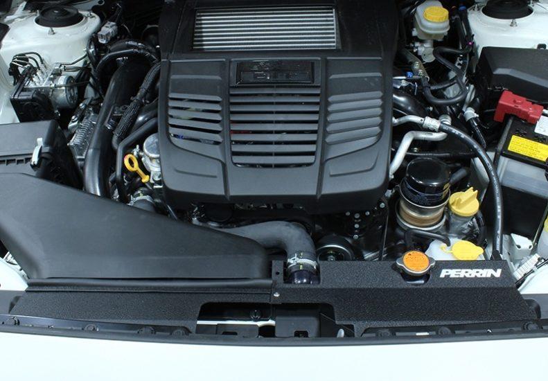 Perrin Hyper Pink Radiator Shroud Subaru WRX 2015-2021 / STI 2015-2021 without OEM Intake Scoop | PSP-ENG-512-2HP