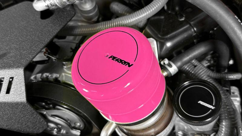 Perrin Oil Filter Cover Hyper Pink Subaru WRX 2015-2026 / BRZ 2013-2026 / Toyota 86 2017-2026 | PSP-ENG-716HP